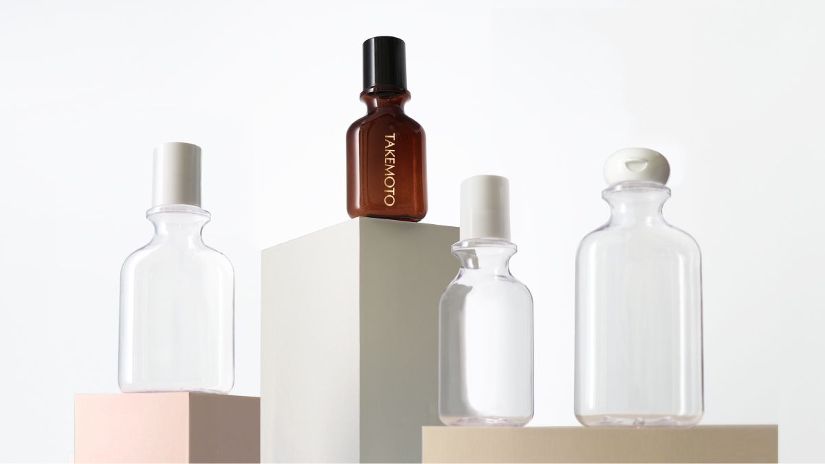 Bottle series with gentle yet impressive curves